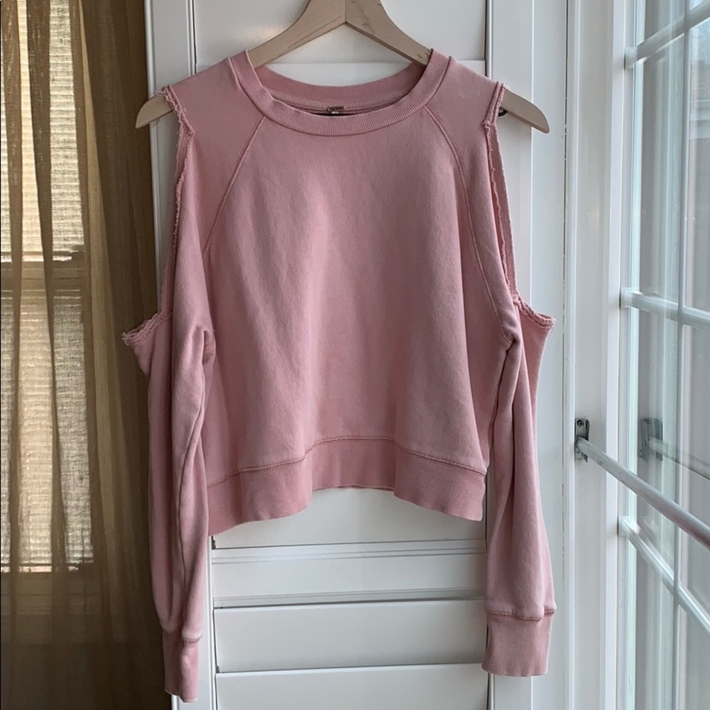light pink sweater